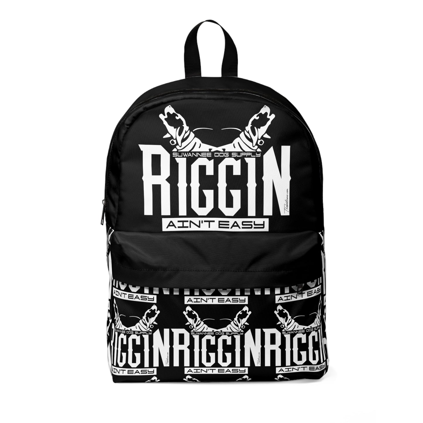Riggin Ain't Easy Black Backpack