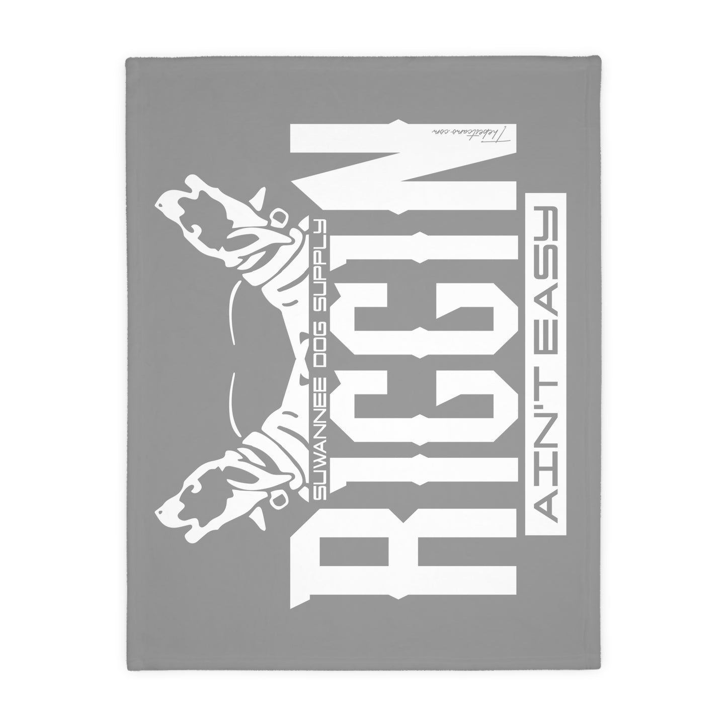 Riggin' Ain't Easy Fleece Blanket