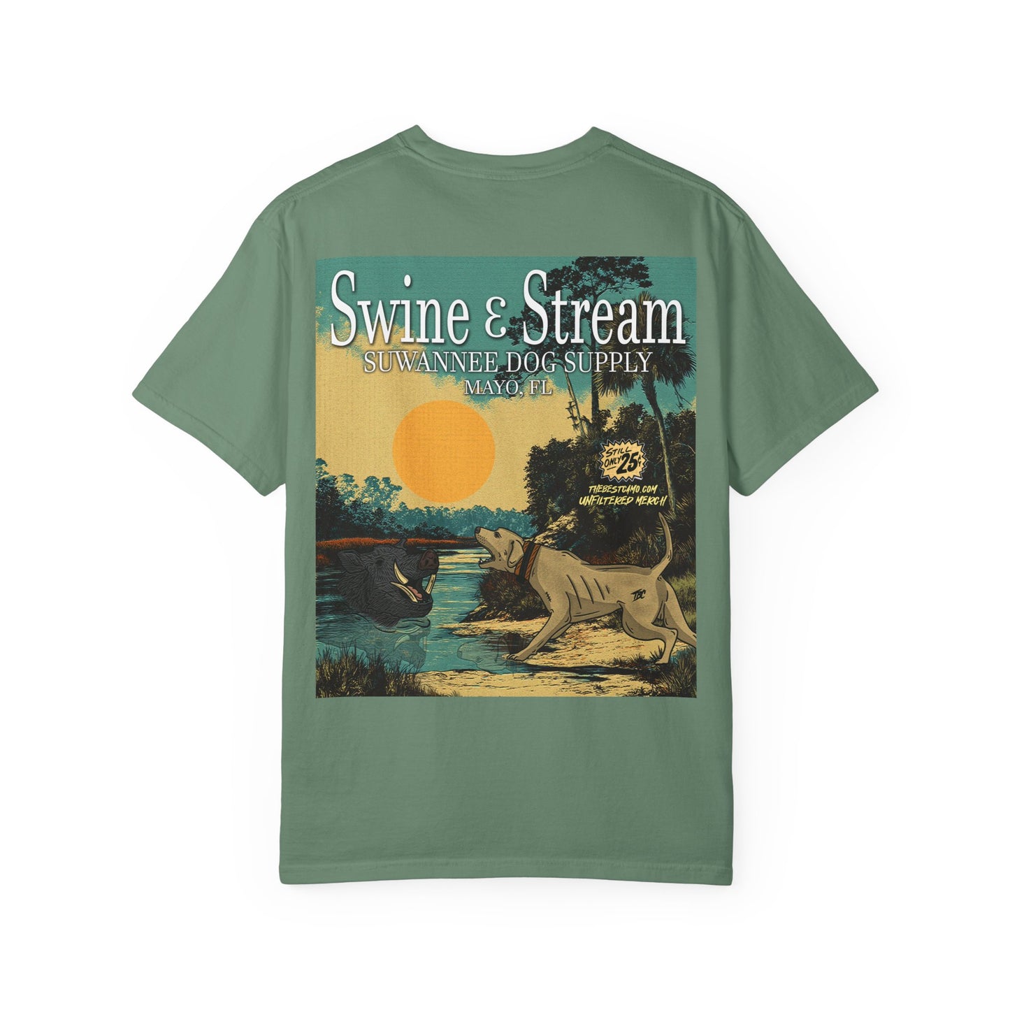 Swine and Stream Adult T-shirt