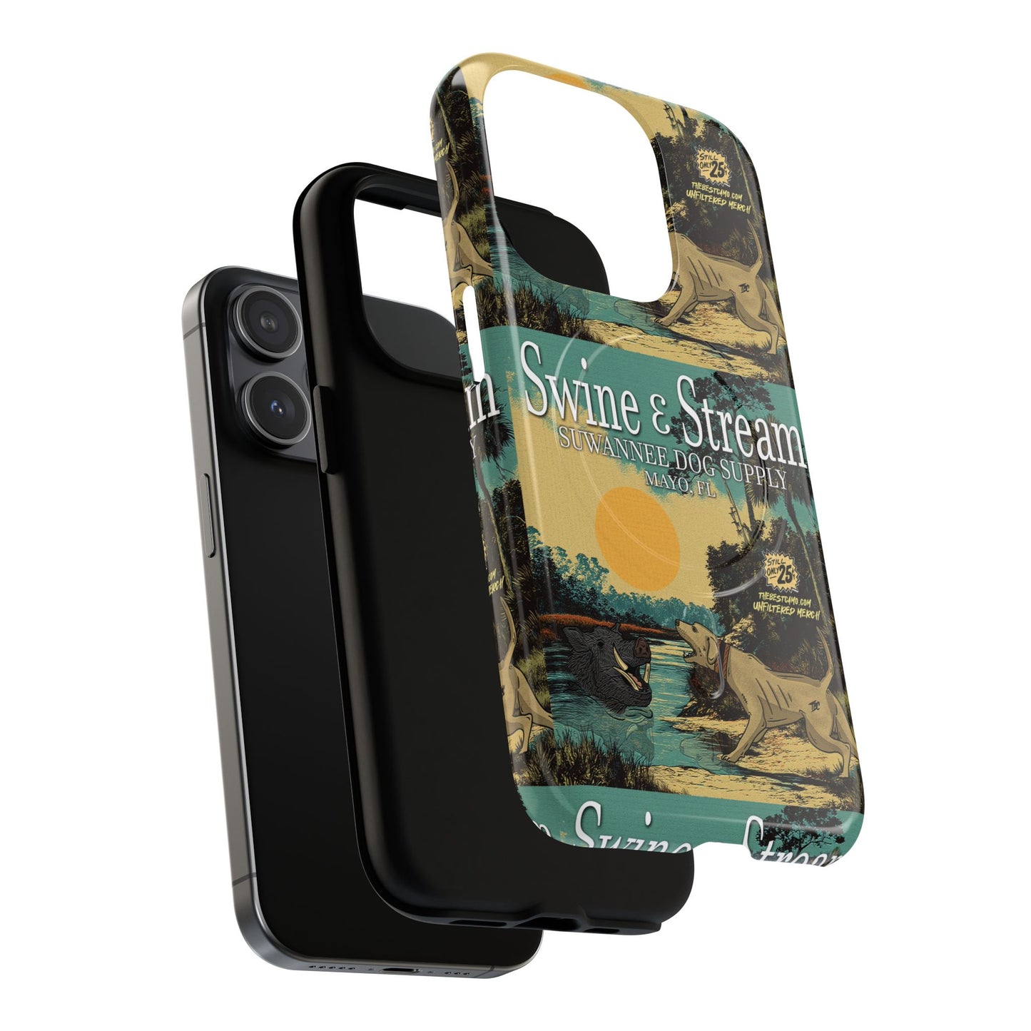 Swine and Stream Phone Case