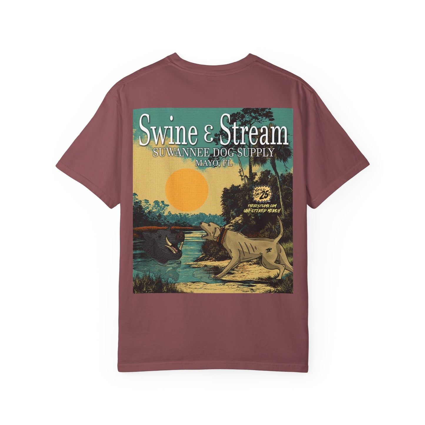 Swine and Stream Adult T-shirt