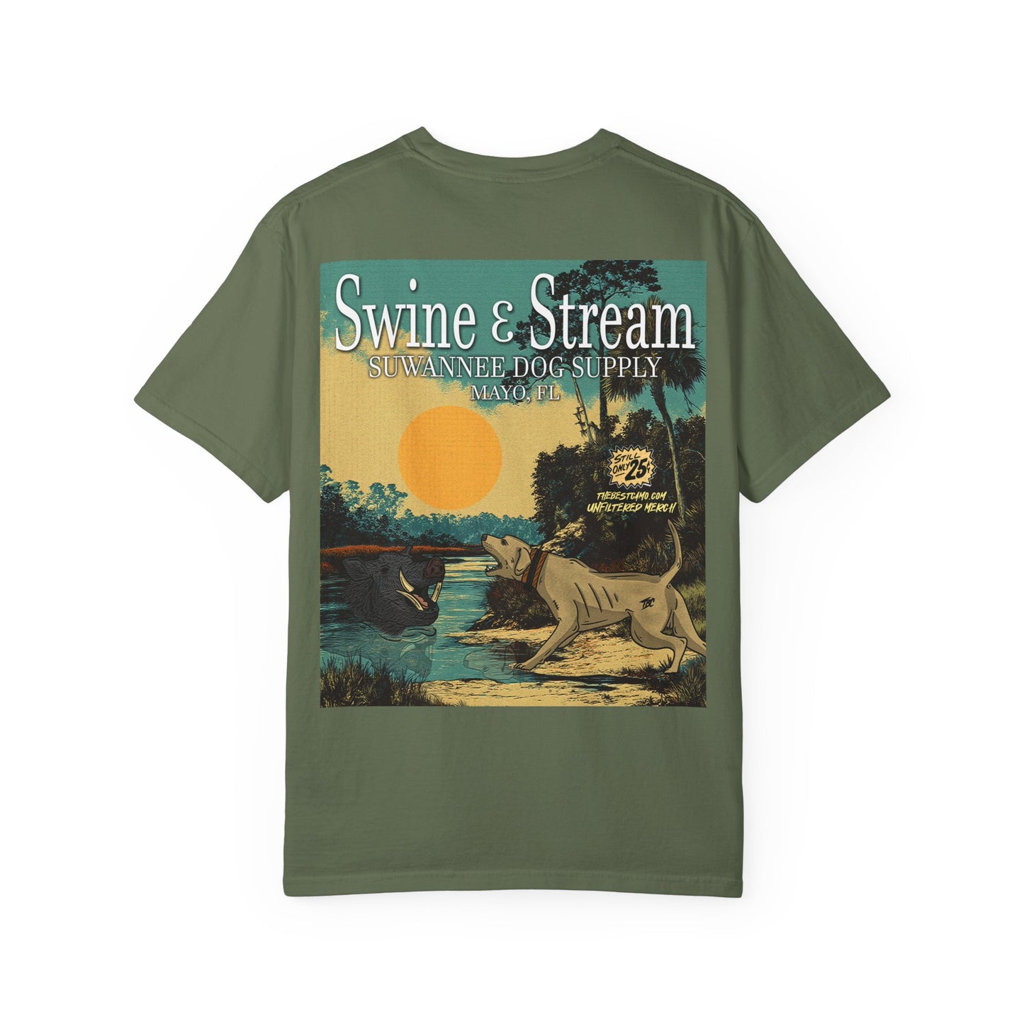 Swine and Stream Adult T-shirt