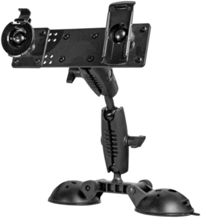 Double Suction Windshield Garmin Drivetrack 70/71 + Alpha or Astro Mount