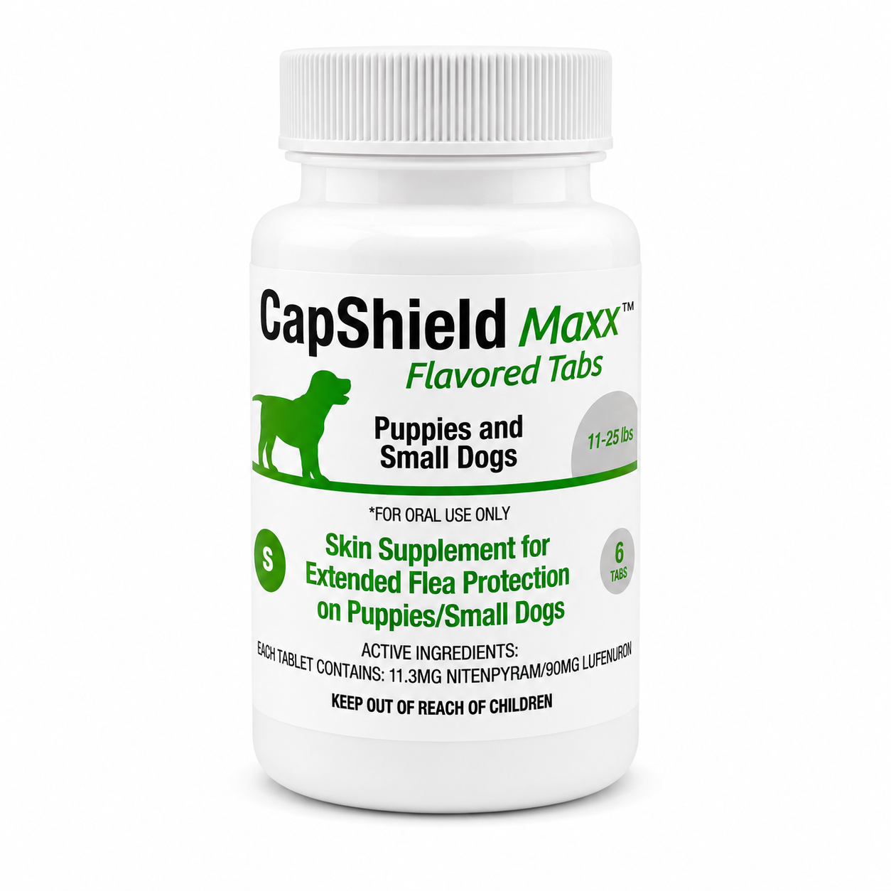 CapShield Maxx Flea Protection Small 6Tabs