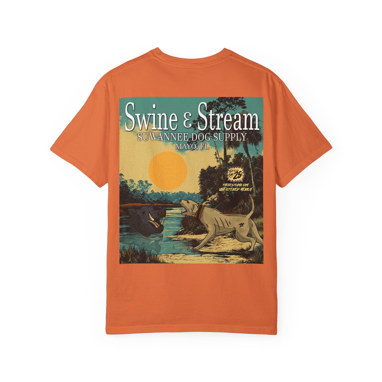 Swine and Stream Adult T-shirt
