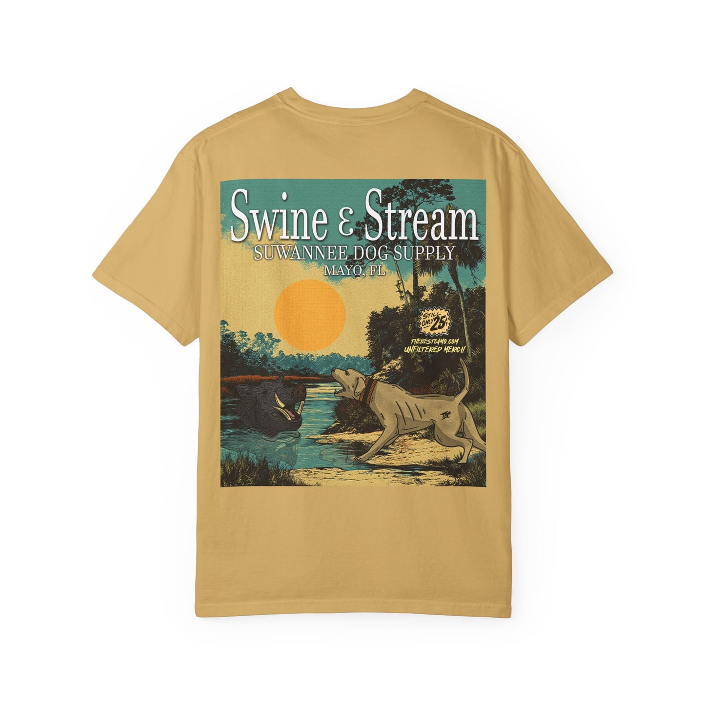 Swine and Stream Adult T-shirt
