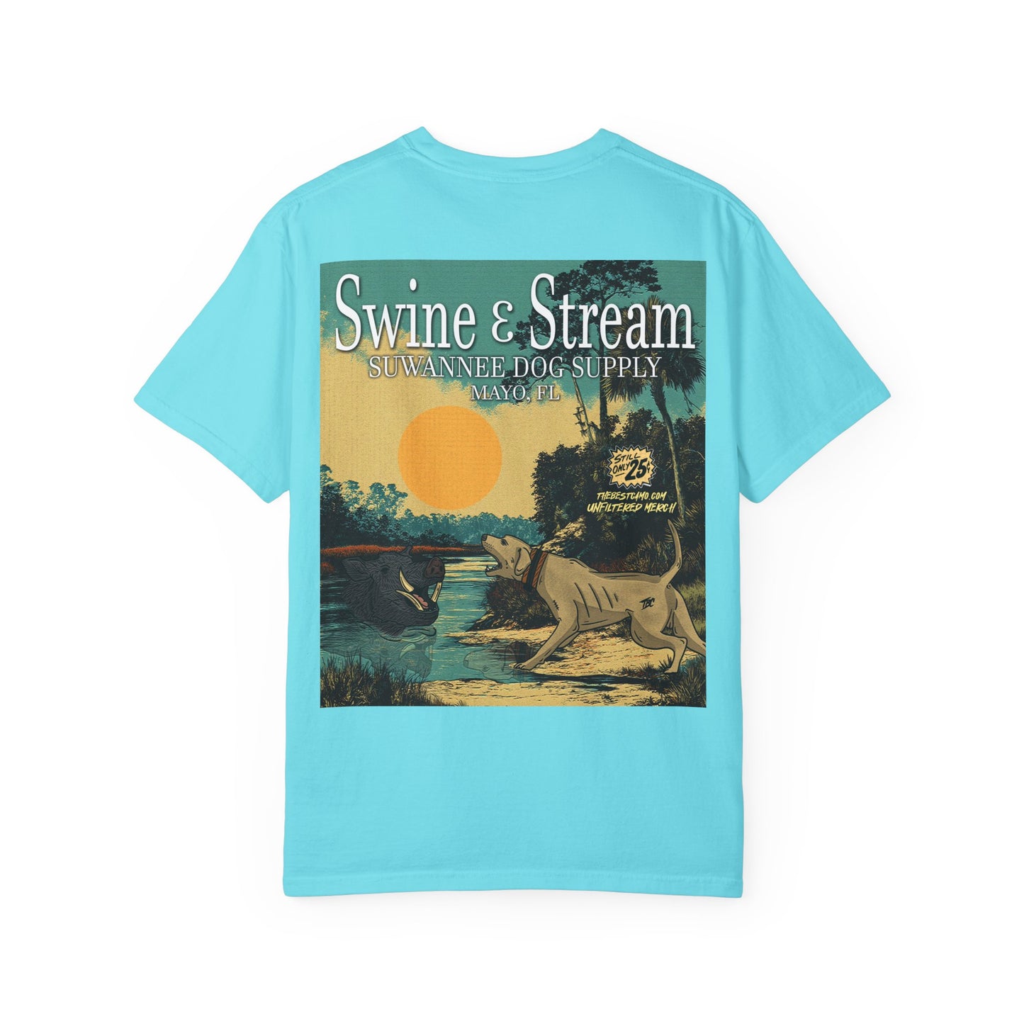 Swine and Stream Adult T-shirt