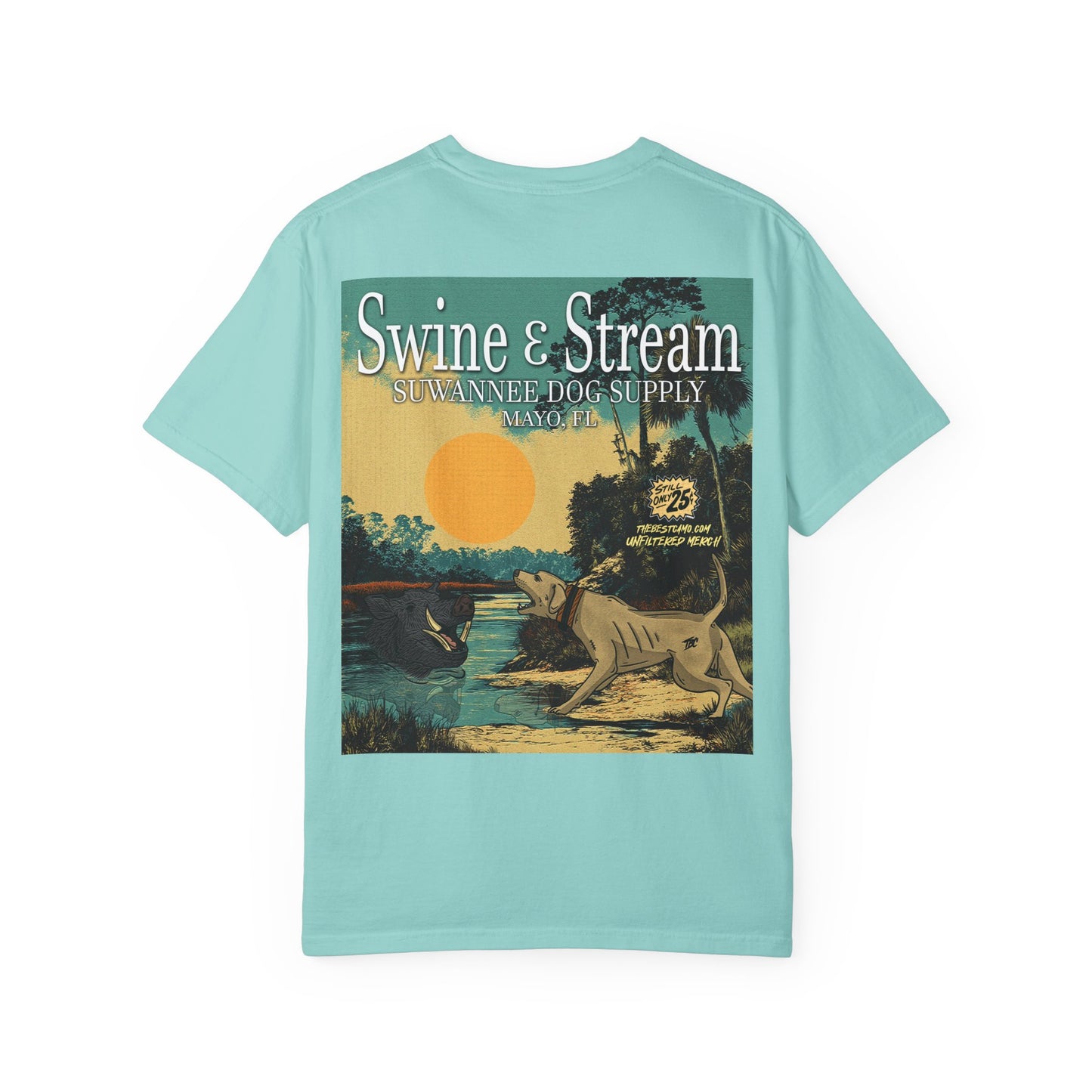 Swine and Stream Adult T-shirt