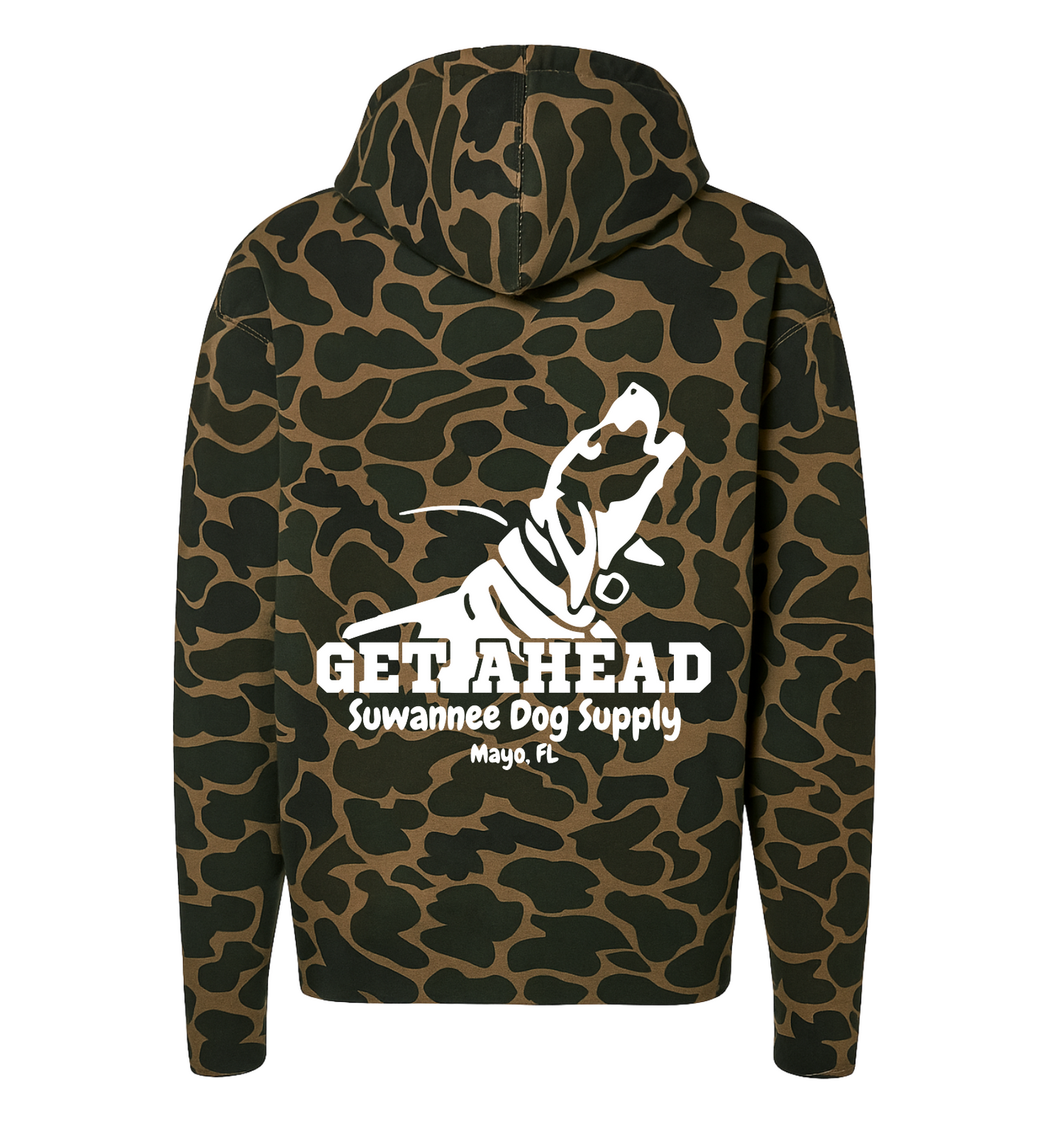 Suwannee Dog Supply Duck Camo Hoodie