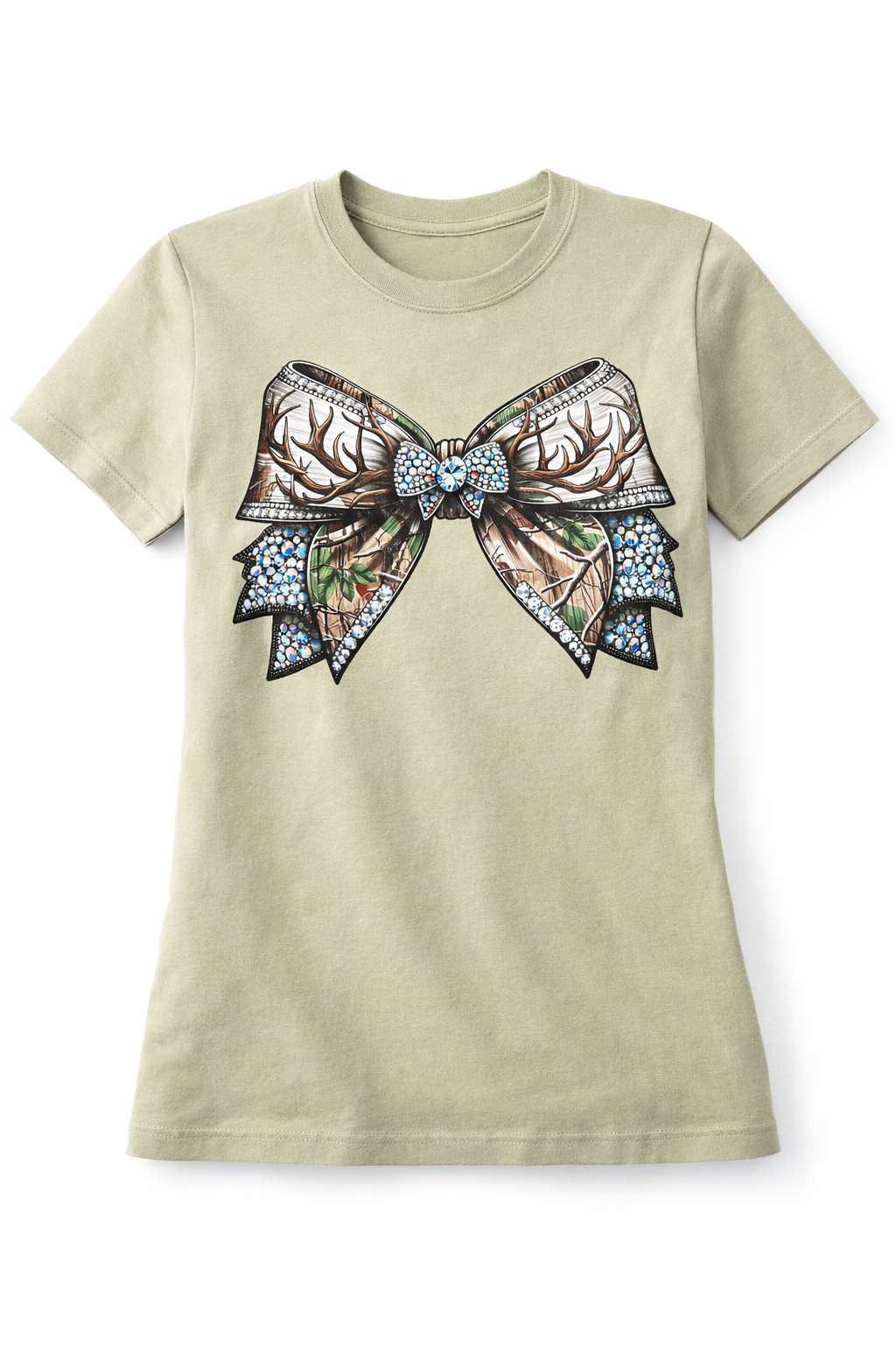 Rhinestones and Horns Short Sleeve Shirt
