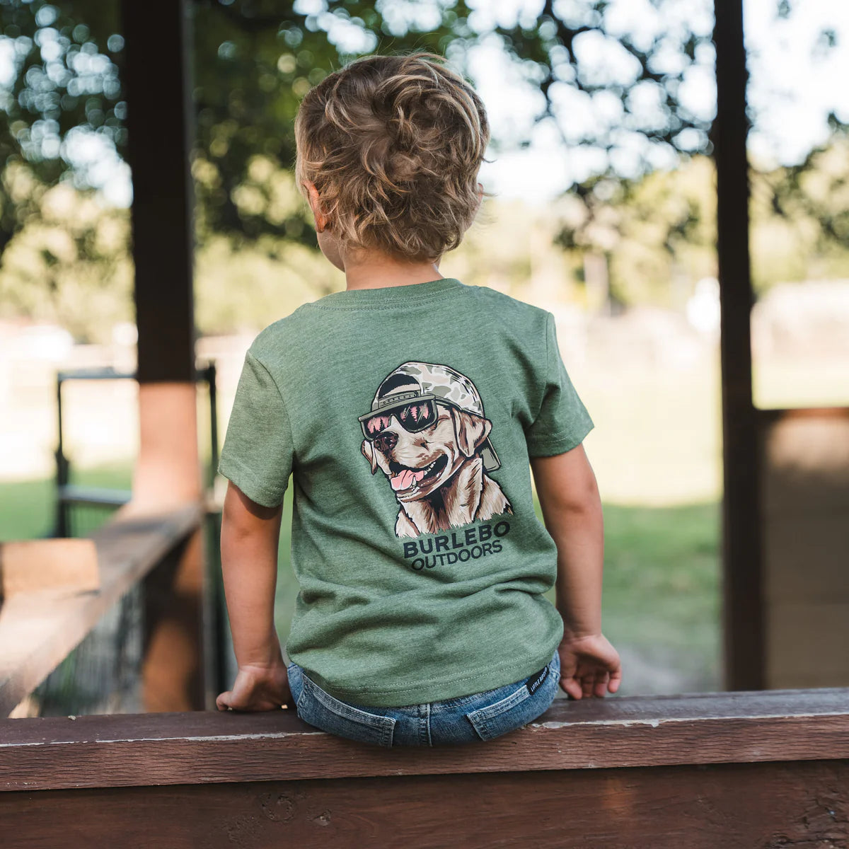 Youth Tee - Mallard Camo Dog