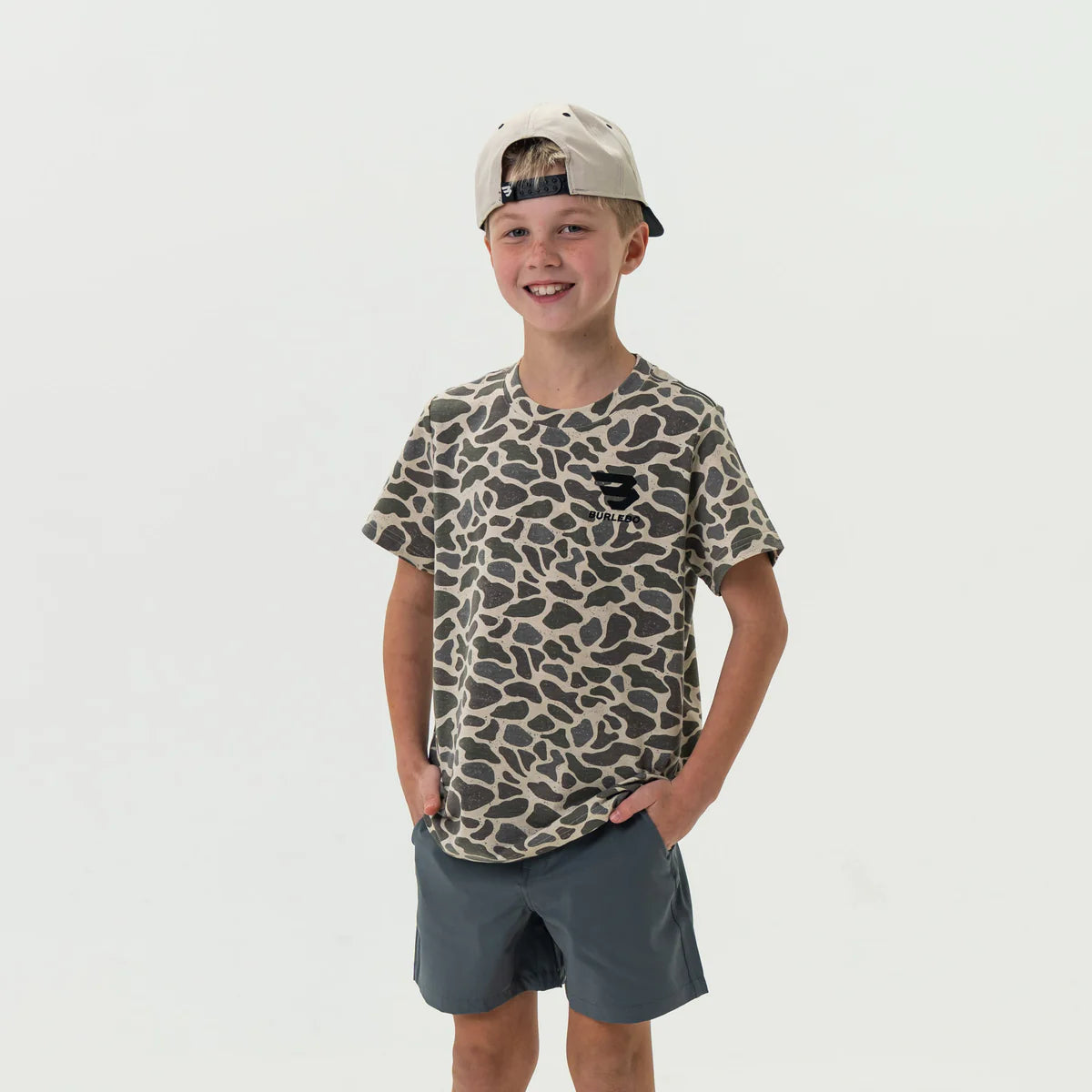 Youth Tee - Classic Deer Camo - Flying B