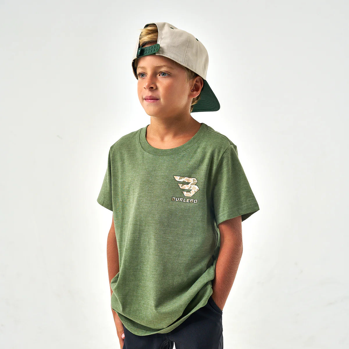 Youth Tee - Mallard Camo Dog