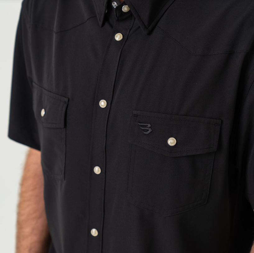PERFORMANCE WESTERN SHIRT / Black