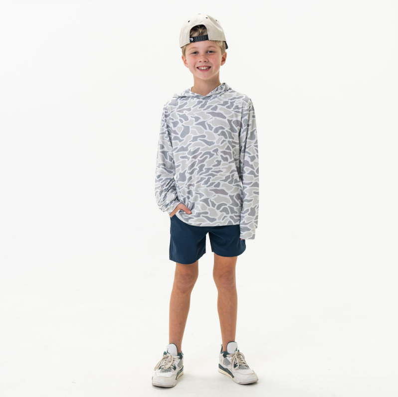 YOUTH PERFORMANCE HOODIE / White Camo