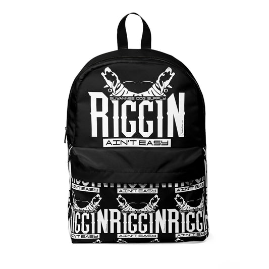 Riggin Ain't Easy Black Backpack