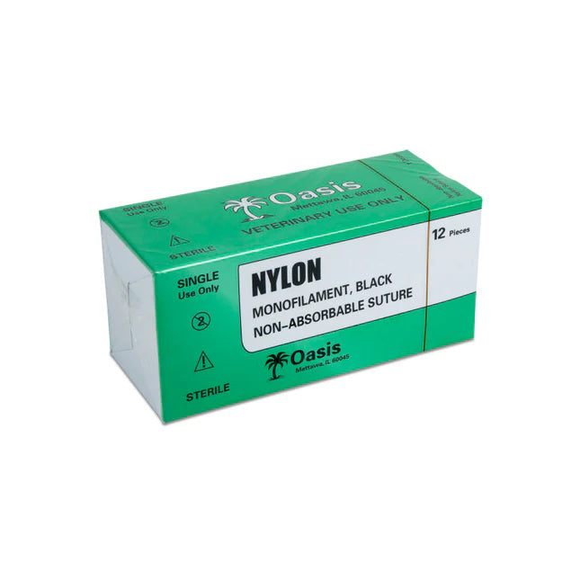Oasis Nylon Suture, Size 3-0, NFS-1 Needle