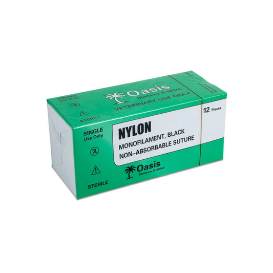 Oasis Nylon Suture, Size 3-0, NFS-1 Needle