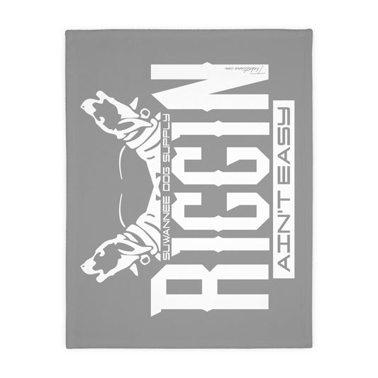 Riggin' Ain't Easy Fleece Blanket