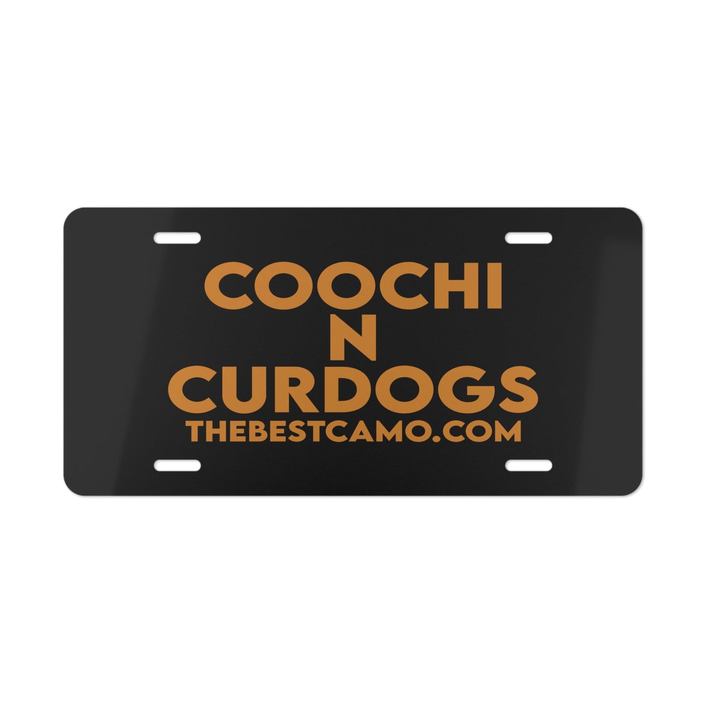 COOCHI N CURDOGS LICENCE PLATE
