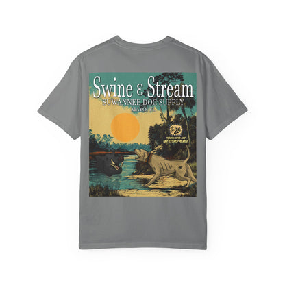 Swine and Stream Adult T-shirt