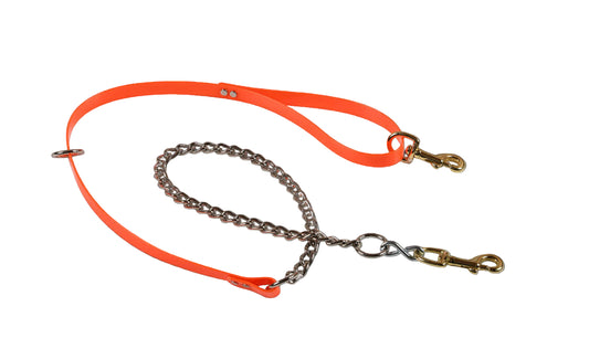 3/4" 5Ft Nylon Lead 2 Snaps/o-Ring W Chain