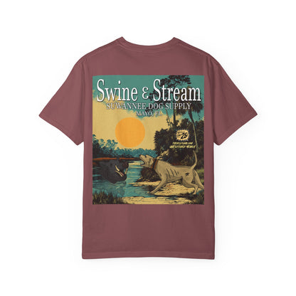 Swine and Stream Adult T-shirt