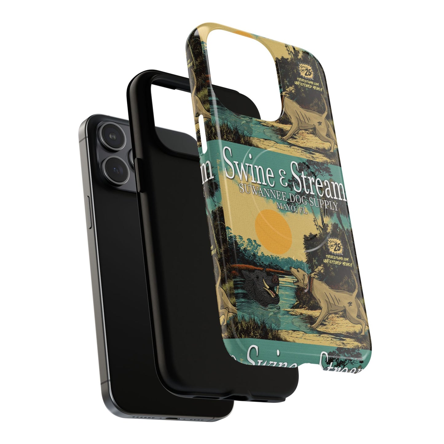 Swine and Stream Phone Case