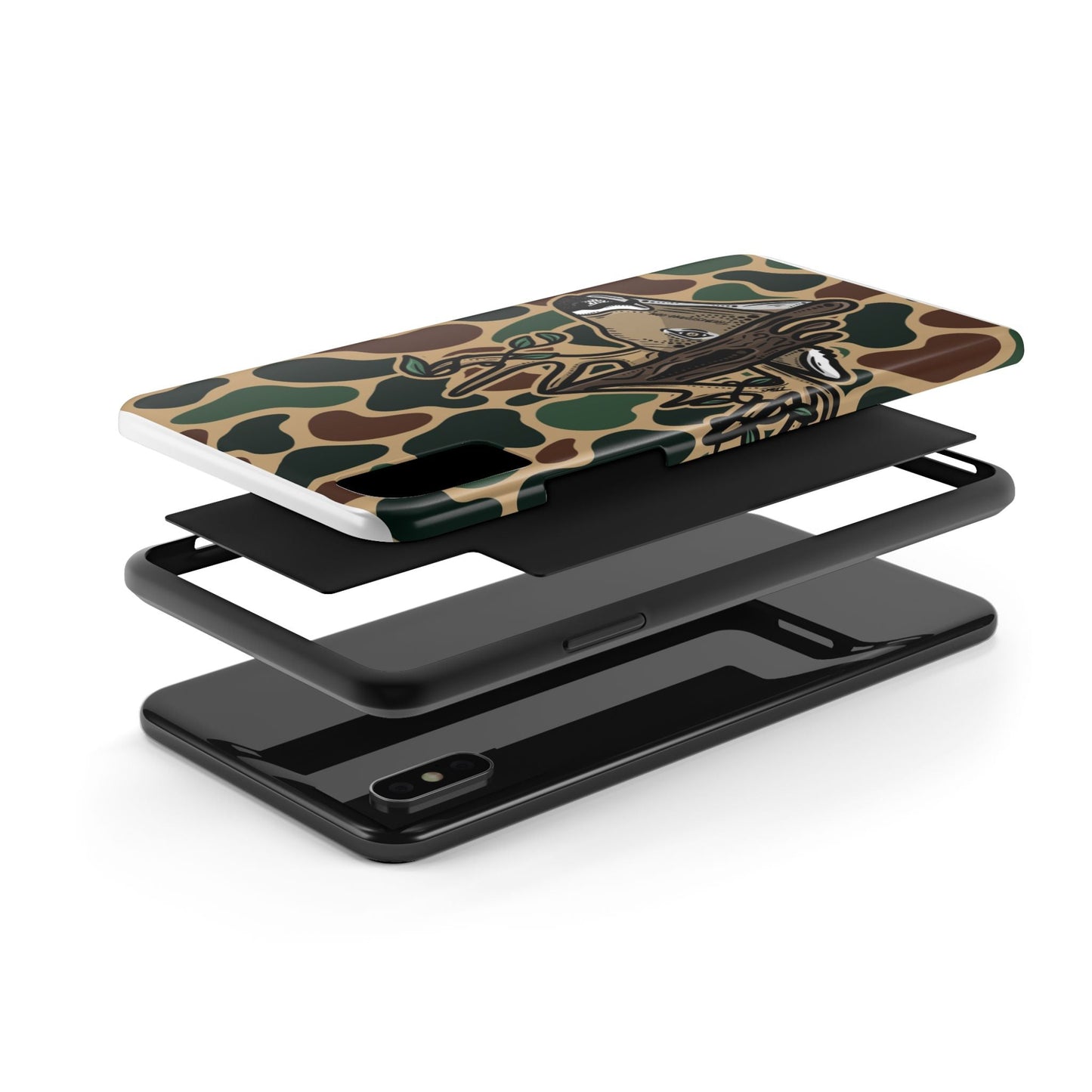 Tough Camo Phone Case SCRAPE PHONE CASE