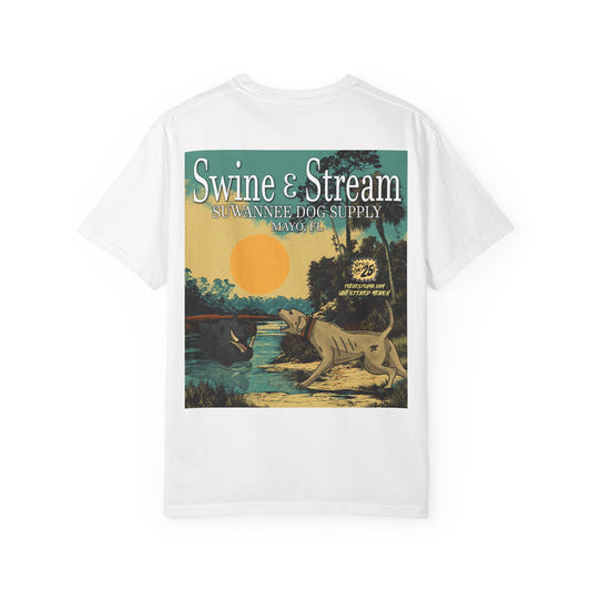 Swine and Stream Adult T-shirt