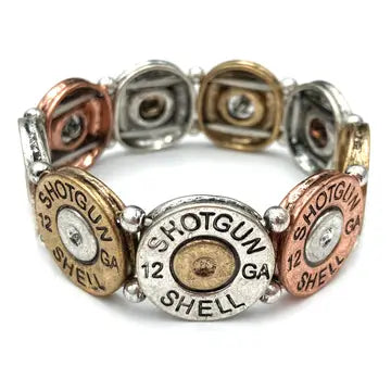 Shotgun Shell Stretch Bracelet