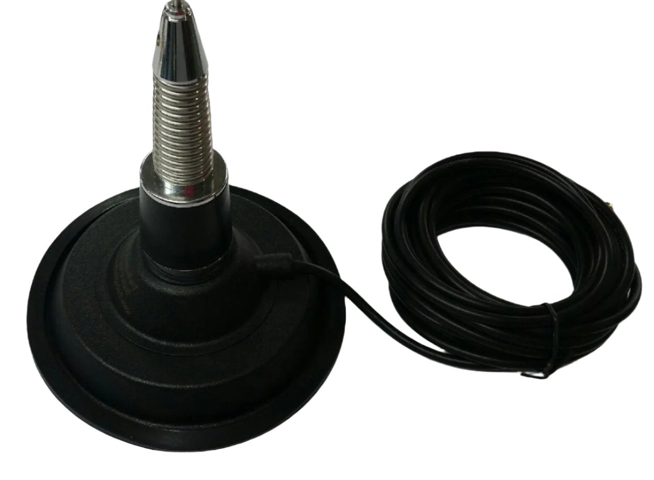 Buzzard's Roost Long Range Super 6" Magmount with Spring Whip