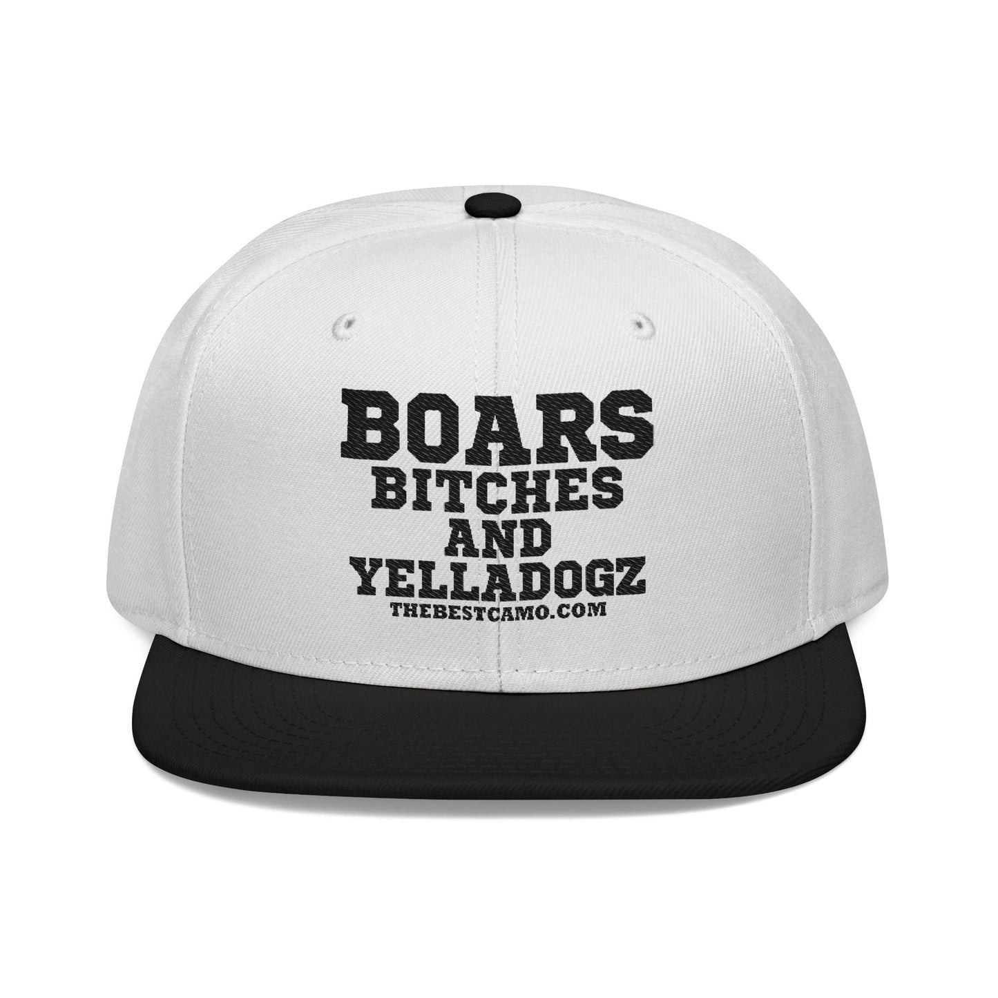 BOARS BITCHES AND YELLADOGS  OTTO Embroidered Snapback Hat