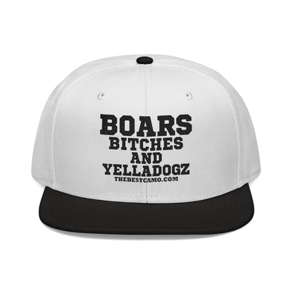 BOARS BITCHES AND YELLADOGS  OTTO Embroidered Snapback Hat