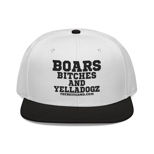 BOARS BITCHES AND YELLADOGS  OTTO Embroidered Snapback Hat