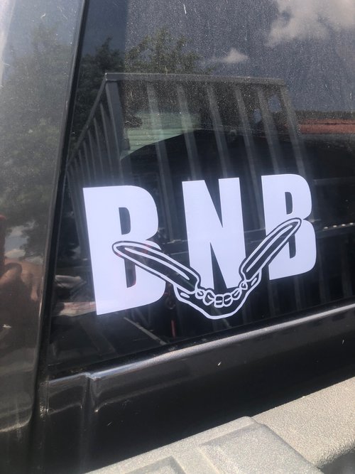 Classic BNB Sticker 4.5x8 inch