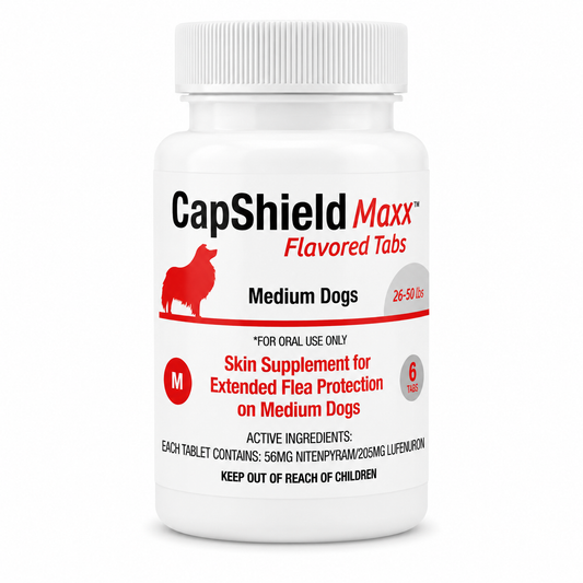 CapShield Maxx Flea Protection Medium 6Tabs