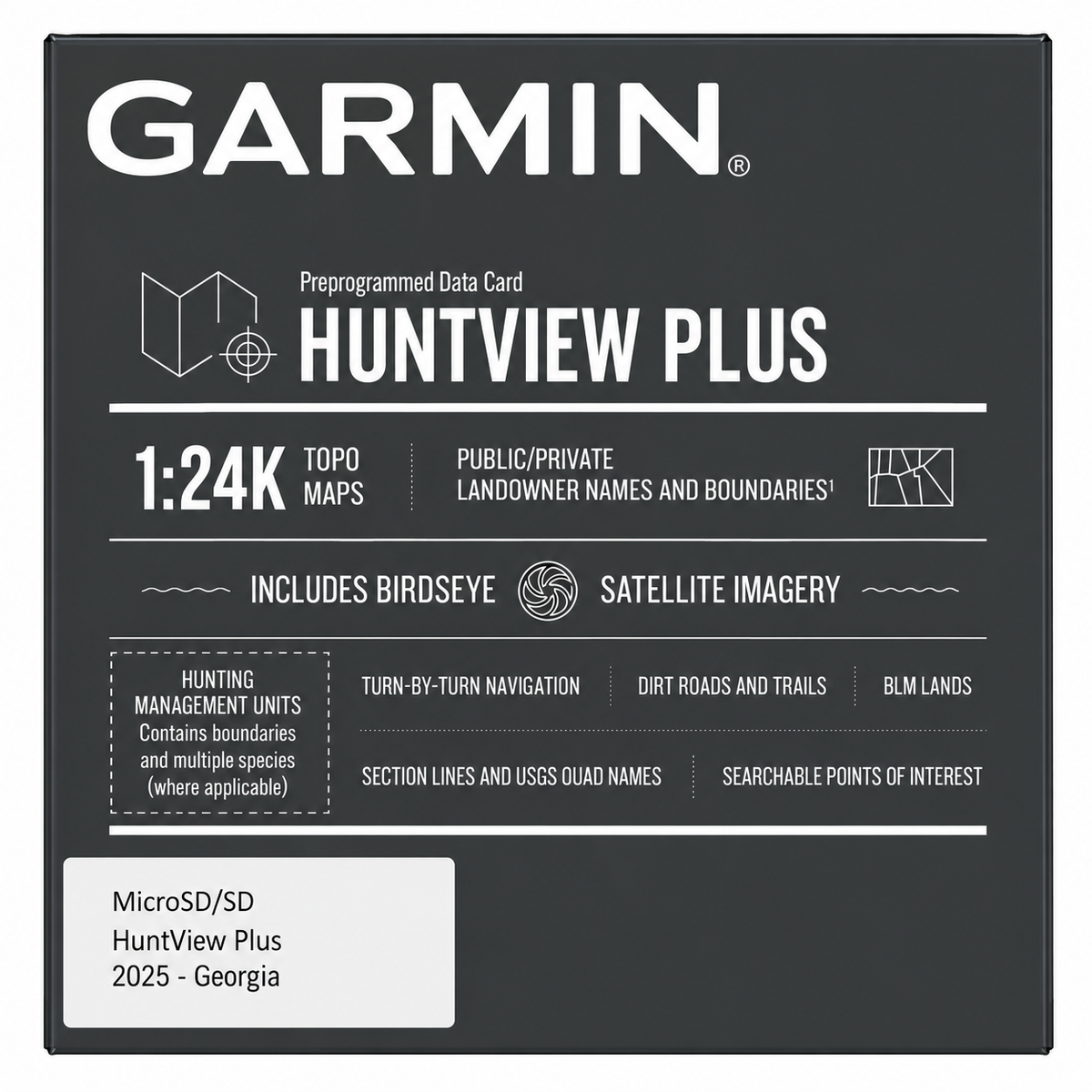Garmin HuntView Plus Map Card