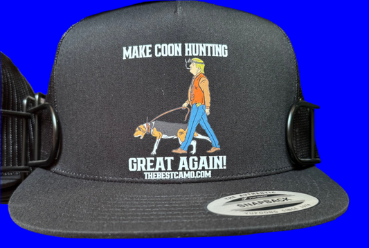 TBC.COM COON HUNTING TRUMP HAT- BLACK