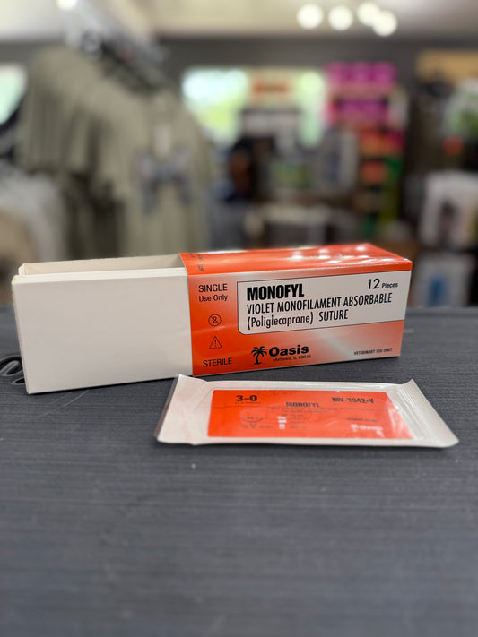 Oasis Monofyl Suture, Size 3-0, with NFS-1 Needle