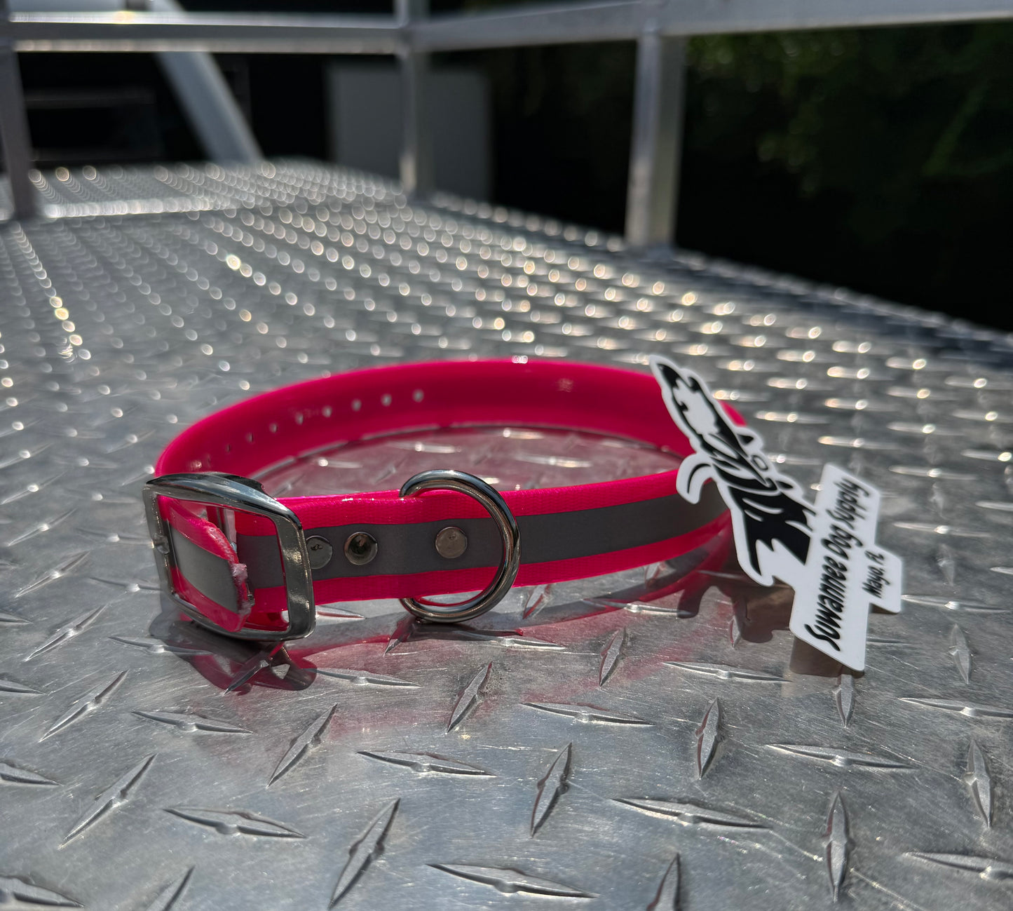 1" Standard Reflective W/ D Ring Collar