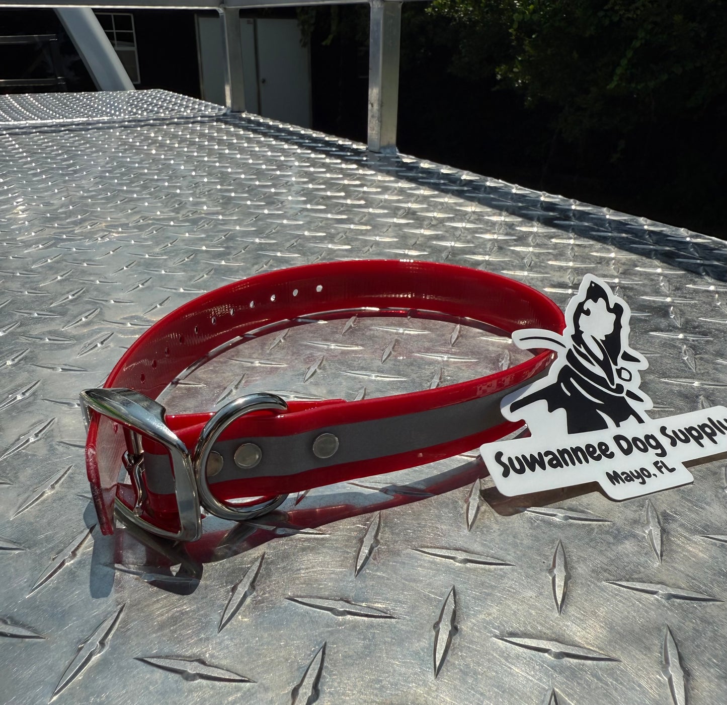 1" Standard Reflective W/ D Ring Collar
