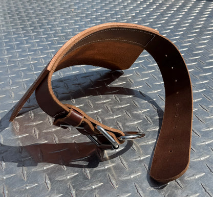 Amish Hand Made Leather Cut Bib