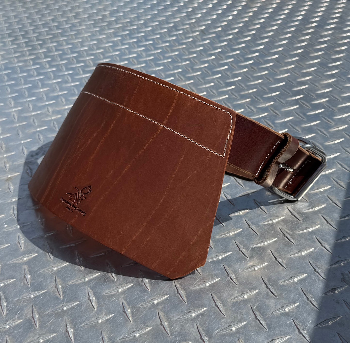 Amish Hand Made Leather Cut Bib