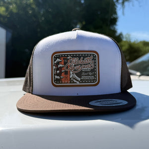 Brown/White