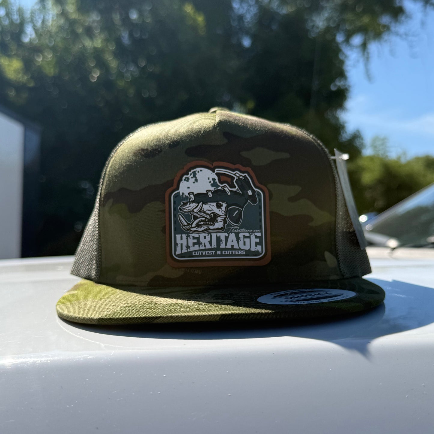 TheBestCamo.Com Cutvest n Cutters Patch Hat