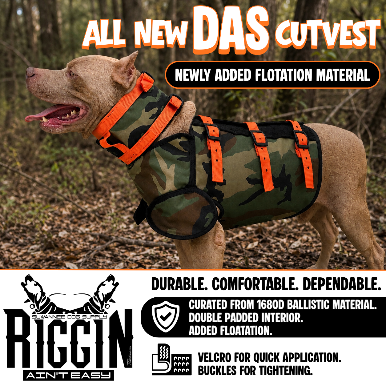 Suwannee Dog Supply DAS Cut Vest