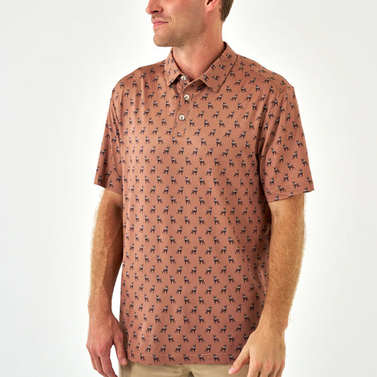 PERFORMANCE POLO / Whitetail Deer Brown