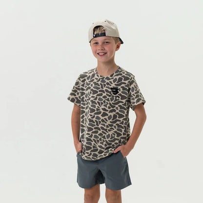 Youth Tee - Classic Deer Camo - Flying B