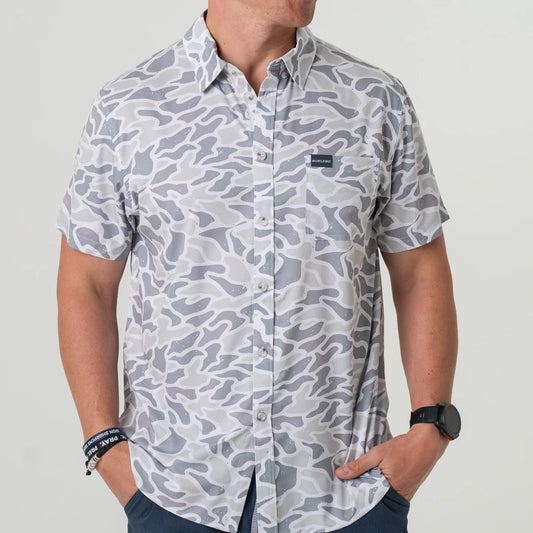 PERFORMANCE WESTERN SHIRT / White Camo